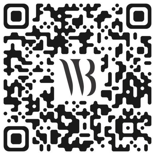 QR code com os contatos do escritório